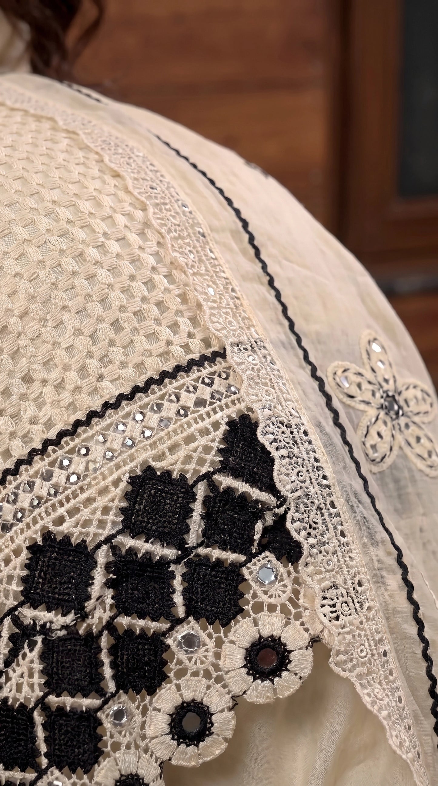 Premium Light Yellow Pakistani Zut Mull Cotton Suit with Elegant Black Embroidery