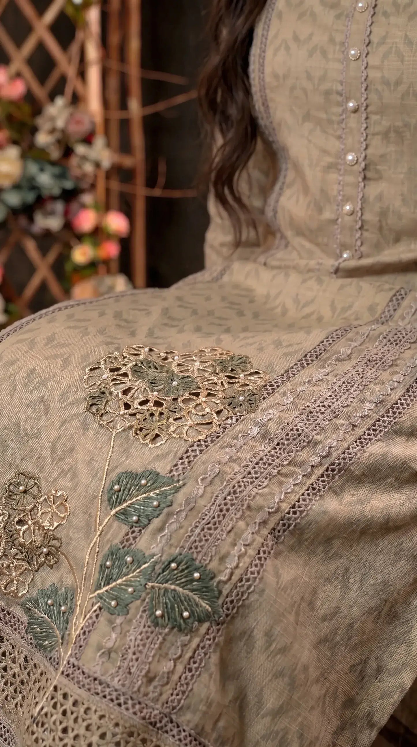 Elegant Taupe Premium Soft-Fabric Designer Suit