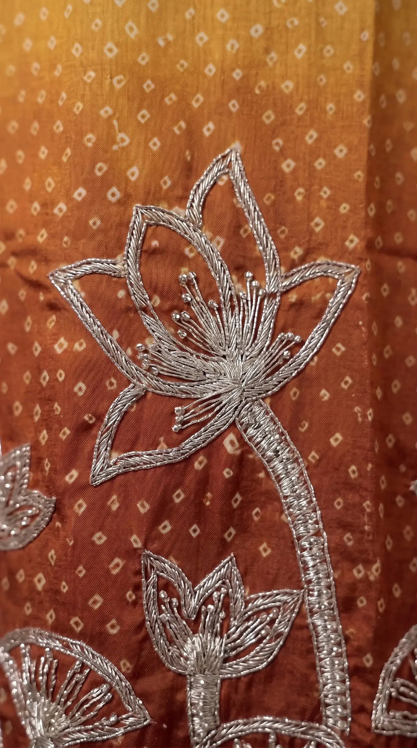 Premium Designer Mustard Ombre Pakistani Suit