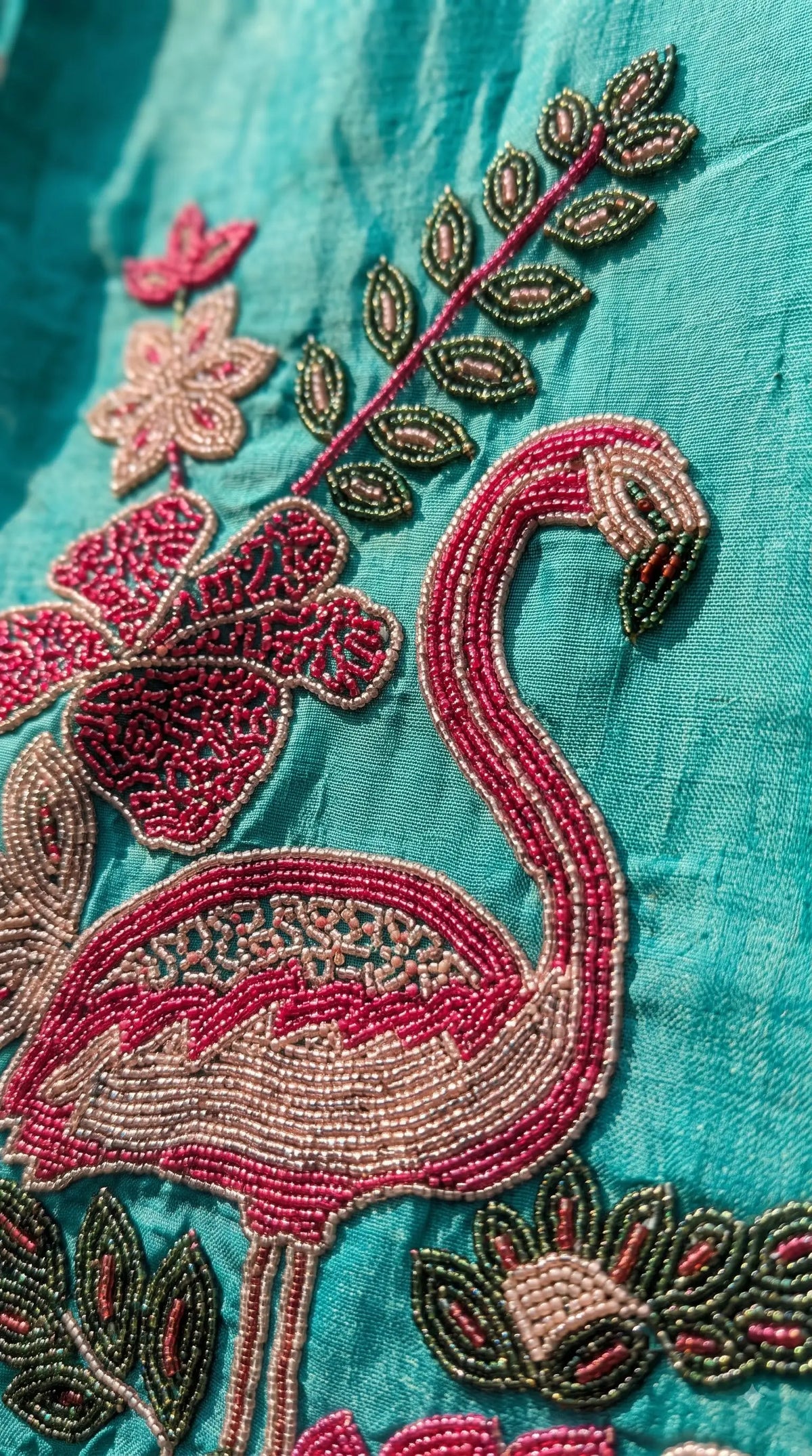 Premium Designer Aqua Turquoise Suit in Soft Shimmer Fabric